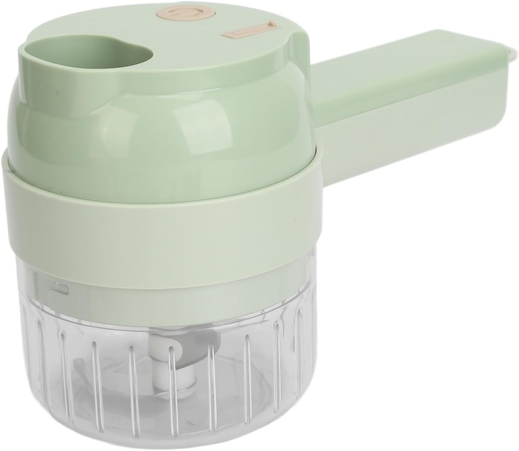 Electric Vegetable Chopper Protable Food Processor Handheld Grinder 1200mAh Multifunctional Household Vegetable Chopper with Whisk for Kitchen