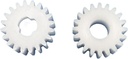2pcs/set Plastic Spur Gear Ice Cream Maker Parts Helical Gear And, Compatible For Carpigiani Space ﻿