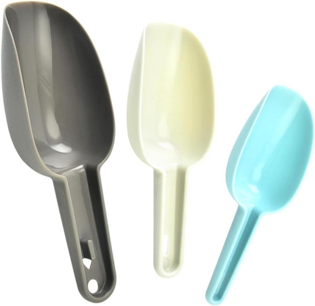 1Set Multipurpose Food Scoop Ice Shovel for Coffee Beans Flour and Break Resistant Material for Home Use and Food Storage