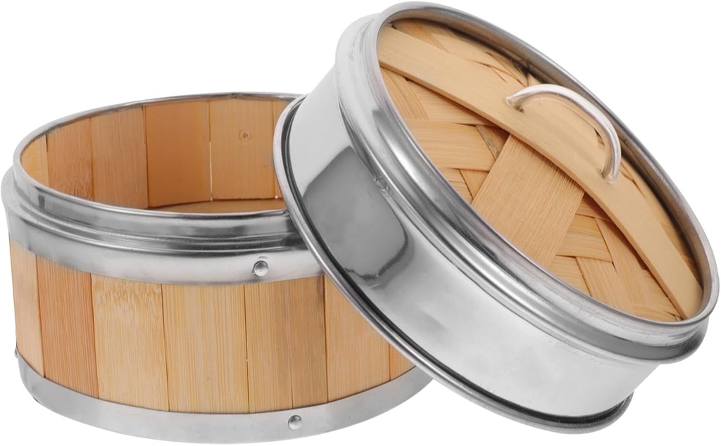 Garneck 1set Kitchen Steamer Lid Multi-functional Food Steamer for Healthy Cooking for Seafood Vegetables and Dumplings