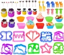Sandwich Cutters for Kids - Vegetable Fruit Bread Shape Cheese Cookie Cutter Molds for Boys and Girls Lunch Bento box