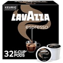 Lavazza Espresso, Single-Serve Keurig K-Cup Pods, Medium Roast Coffee, 32-Count Box
