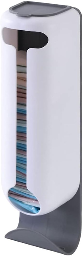 KINGOU Kitchen Grocery Bags holder Wall Mount Plastic Bags Organizer Kitchen Plastic Grocery Bags Dispenser Old Bags Saver to The Wall or Cabinet