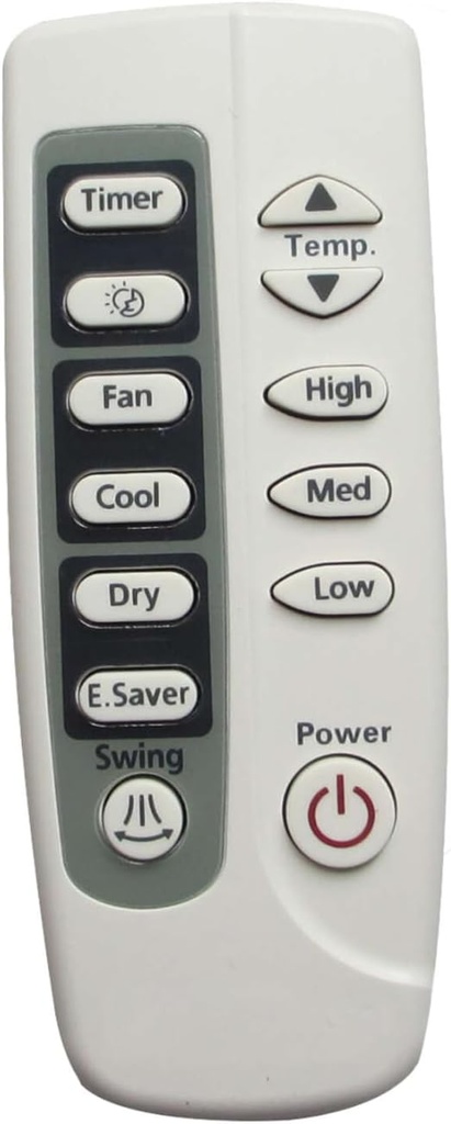HCDZ General Replacement Remote Control for Samsung AW1480A AW14FAMCA AW14FBMBA AW18AAMBB AW18FAMBB AW18FBMBD AW18FBMBE Window-Type Room Air Conditioner