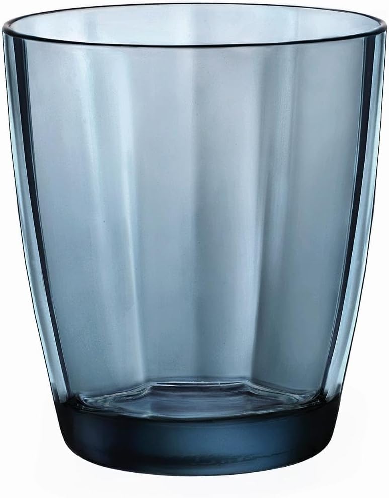 Bormioli Rocco Set of 6 Beakers Pulsar Blue Water 30 Glass Wine Glass Chalice