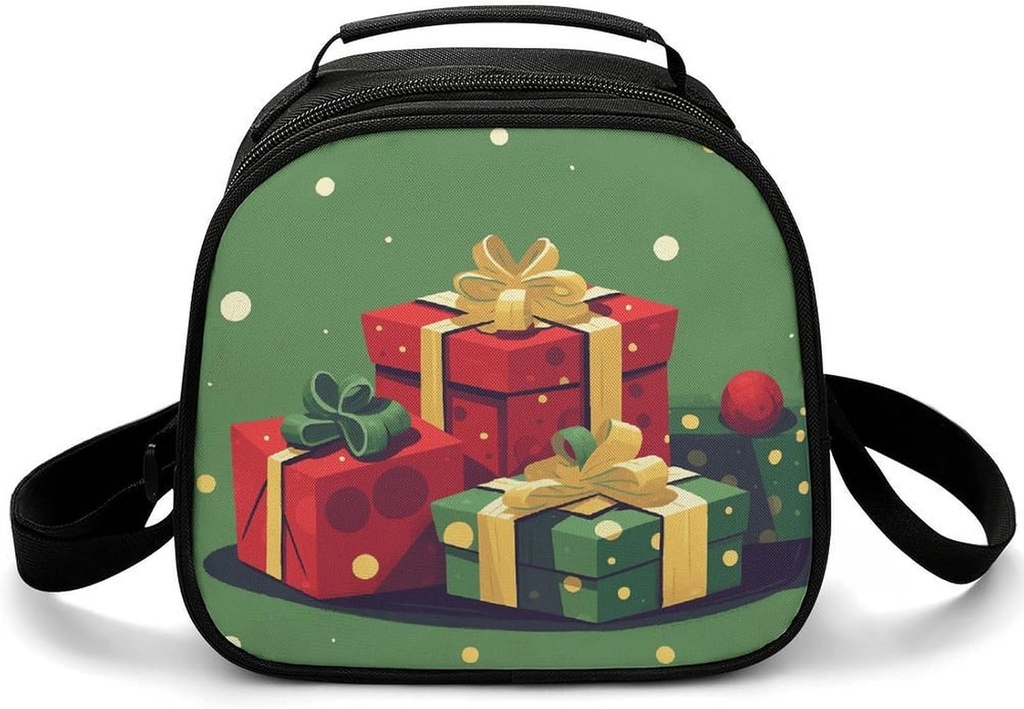 Insulated Lunch Bag Gift Box Lunch Box with Adjustable Shoulder Strap & Carry Handle Reusable Leakproof Thermal Cooler Tote Bag for Women Men Travel Office Picnic