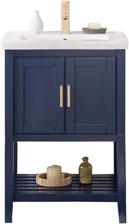 Legion Furniture Indoor Home Decorative Bathroom/Washroom/Kitchen 24" Kd Blue Sink Vanity