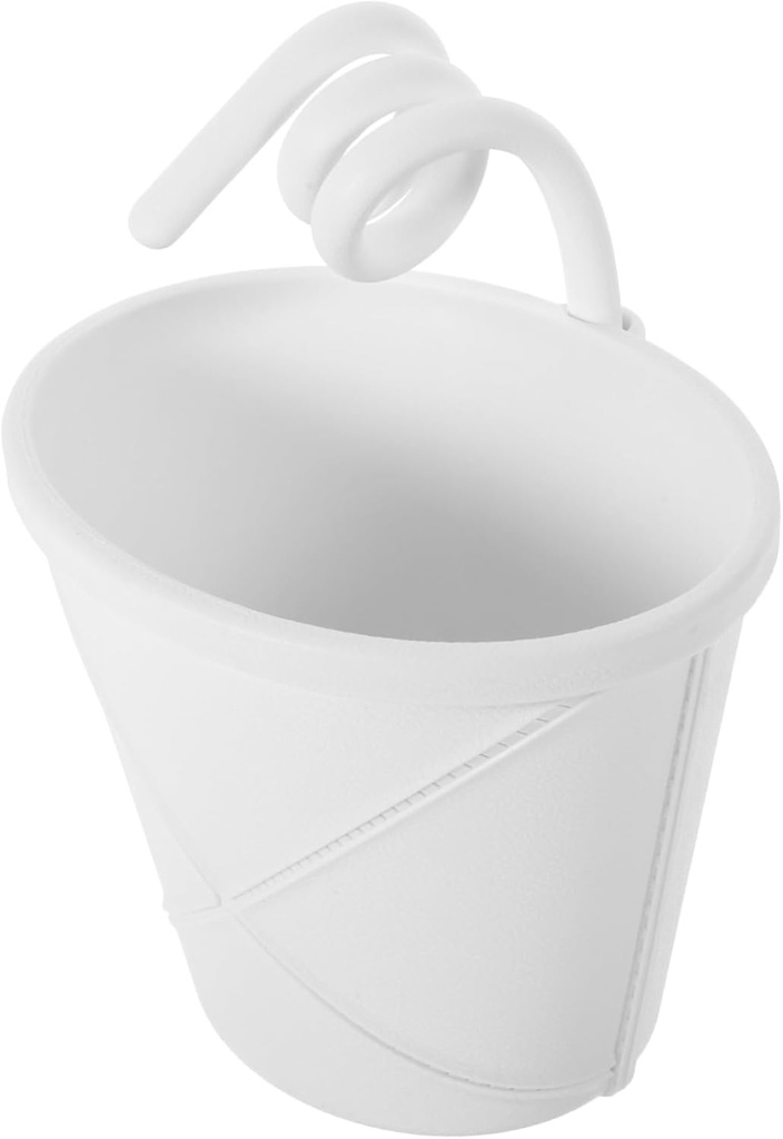 SECFOU Wall Hanging Basket Bathroom Storage Rack Kitchen Storage Holder Hanging Design