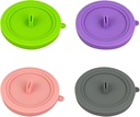 4 Pcs Reusable Silicone Lids Ice Cream Maker Cup Sealing Lids Pint Container Cup Covers For NC300 NC301 NC299AM Part