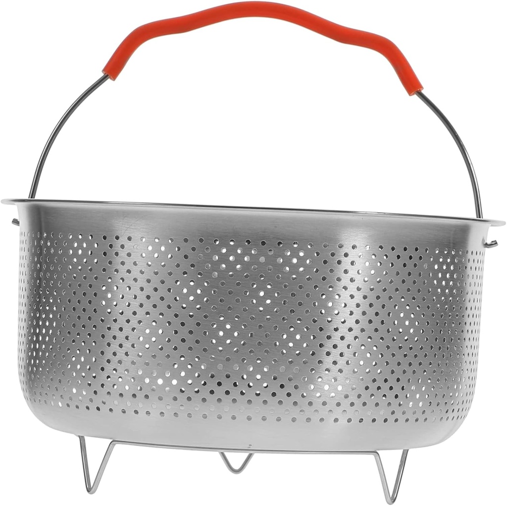 Garneck Electric Food Steamer Basket Steaming Rack for Rice Cooker Metal Steaming Steamer Basket for Pot Kitchen Supplies