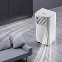 No Vent Portable Air Conditioner 2 Wind Speeds Room Ac Unit with 360° Universal Wheels and Remote Control 24H Timer, Bedroom, Office, Apartments 220V(33 * 38 * 68cm)
