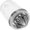 Hemoton Manual Citrus Reamer for Jars Handheld Lemon Squeezer and Juicer Easy to Clean Stainless Steel Fruit Juice Extractor