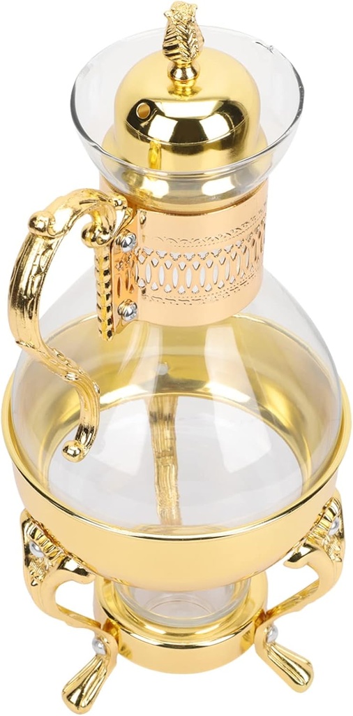 HANABASS European Style Glass Coffee Kettle Elegant - Teapot for Home and Use Coffee Pot for Travel and Gatherings Easy to Clean and Maintain