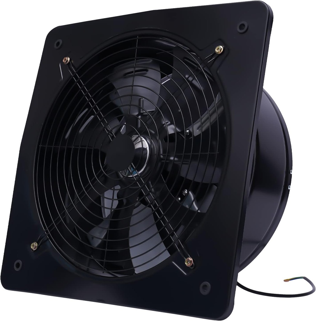 Exhaust Fan 16” Ventilation Extractor Fume Exhaust Axial High Flow Air Blower Industrial Wall Mount Ventilating Fans for Kitchen Warehouse Garage Shop 110V 570W 4700CMF