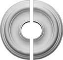 Ekena Millwork CM12TR2-03500 12"OD x 3 1/2"ID x 1"P Traditional Ceiling Medallion, Fits Canopies up to 3-1/2", 2 Piece