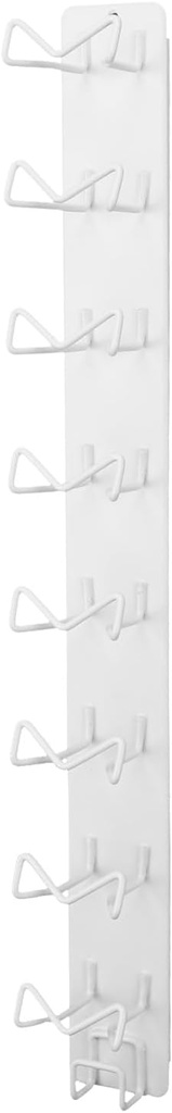 Carbon Steel Coffee Pods Organizer Wall Mount, Multifunctional Storage Rack with Adhesive for Kitchen Coffee Bar (White)