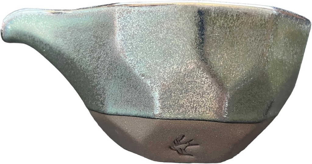 日本陶彩 Tsubame Workshop 0026 Cold Sake Cup Metallic Blue