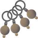 Gadpiparty 4pcs Copper Door Peephole Cover Decorative Privacy Protector for Inside Installation Cover Security for Home Office