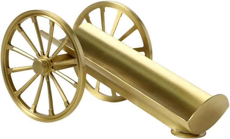 Wine Rack Wine Bottle Holder Cannon Shape Pure Copper Wine Shelf Home Decorations, for Kitchen Home Room Decoration Wine Storage