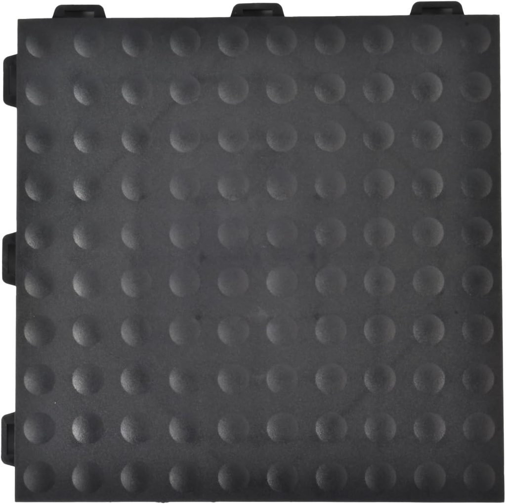 Greatmats StayLock Bump Top, Home Gym Fitness Flooring Tile 1x1 Ft, 25 Pack