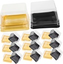 Zerodeko 100pcs Food-grade Square Moon Cake Boxes Sealing -yolk Puff and Bakery Items Packaging for Festivals and Events