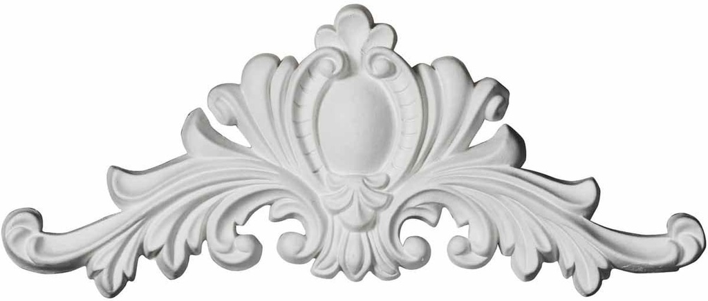 Ekena Millwork ONL13X05X01MA Marcella Urethane Onlays, 12 5/8"W x 5"H x 1 3/8"P, Primed