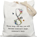Nurse Tote Bag, Nursing Canvas Tote Bags for Women, Nurses Week Day Appreciation Gifts, Reusable Grocery Shopping Bags