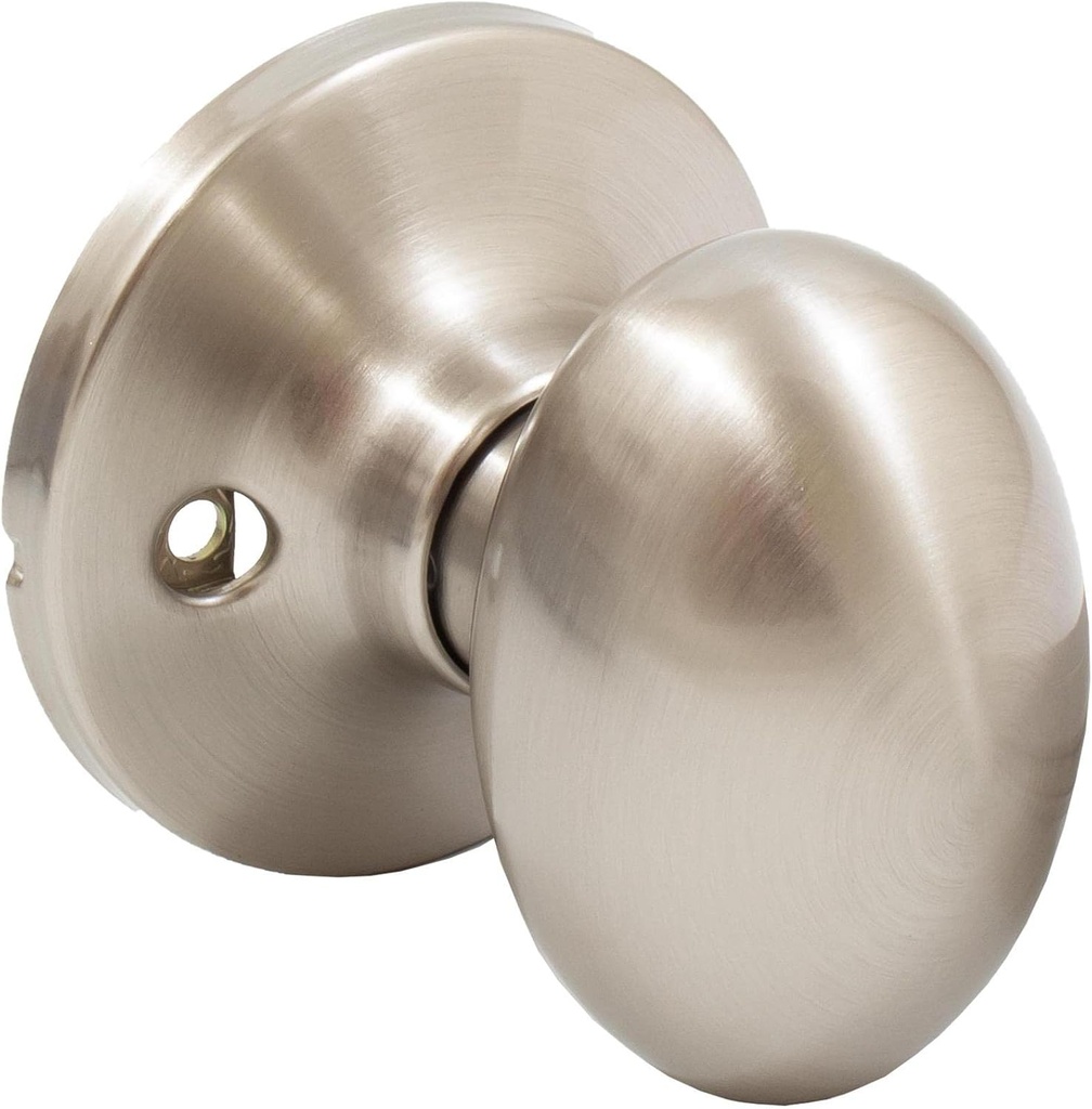 Stone Harbor Hardware Springhill Door Knob, Dummy (Non-Turning) Latch, Satin Nickel