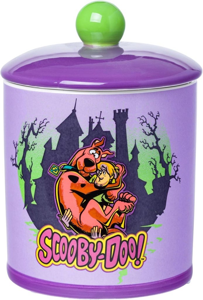 Silver Buffalo Scooby Doo Scooby Snacks Spooky Ceramic Cookie Snack Jar (Large)