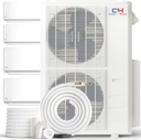 Cooper & Hunter 48,000 BTU 4 Zone 9,000 9,000 12,000 18,000 Ductless Mini Split Air Conditioner and Heater System
