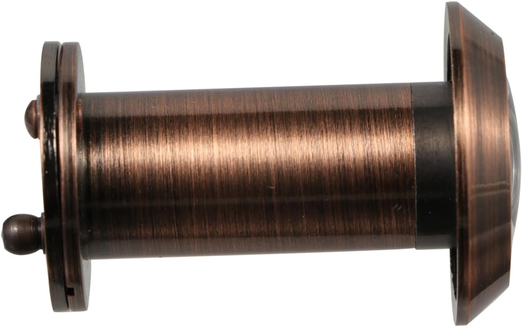 Copper Door Viewer with Cover Large Viewing Angle Peephole for Home Office Hotel Durable Anti-Theft Design for Enhanced Privacy and Safety