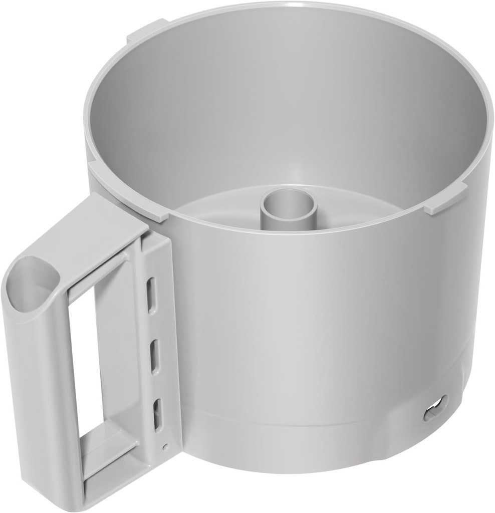112204S Cutter Bowl Fit for Robot Coupe R2 R2B R2N R2 Dice Food Processor, Replacement 3 Quart Bowl for Robot Coupe, Grey