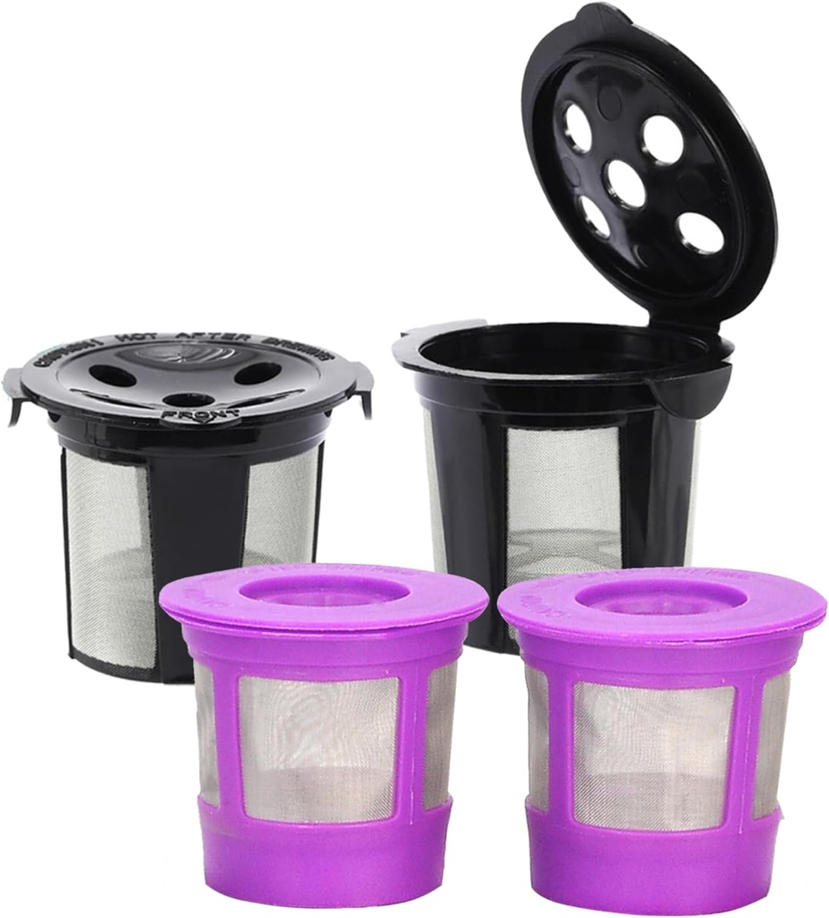 2 Pks Reusable K Cups for K Supreme and 2 pks for K Machines ver2