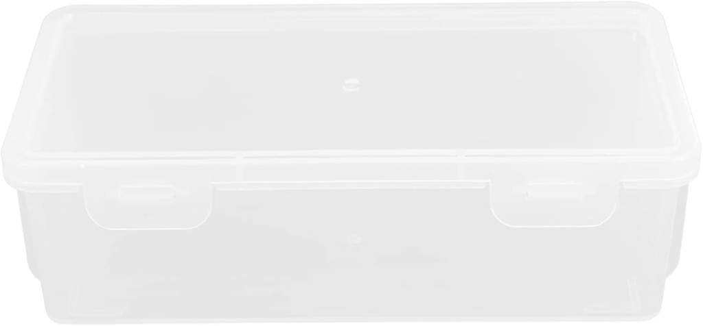 Yardwe Clear Bread Box Airtight Bread Keeper Containers Plastic Bread Storage Box for Homemade Bread Loaf