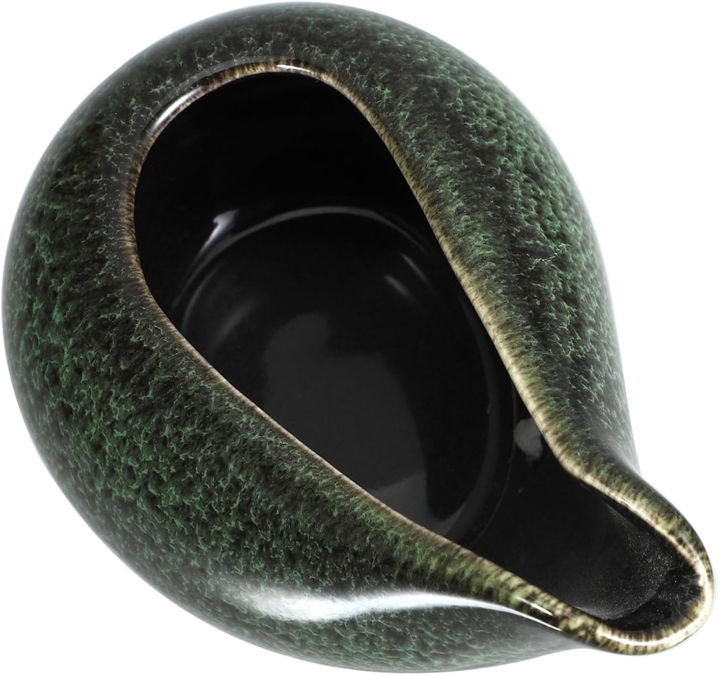 PRETYZOOM Ceramic Sauce Jug Creamer Pitcher for Western Food and Steaks Smooth Syrup Dispenser with Classic Elegant Design Easy to Clean and Store