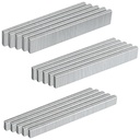 HW HAMWOO 18 Gauge 1/4" Narrow Crown Staples,Galvanized 18GA Nail Gun Nails Assorted, Suitable for Most Brand of 18 Gauge Pneumatic and Electric Brad Nailer (1/2",3/4",1":3000PCS)