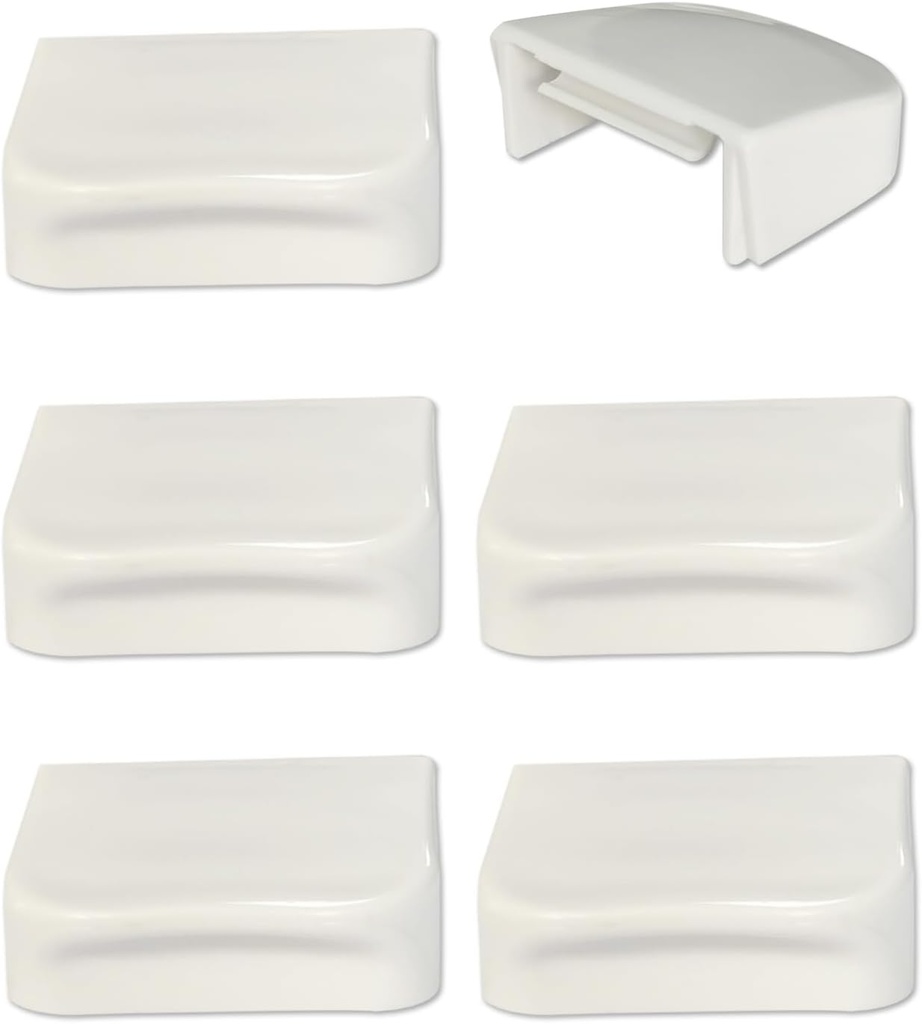 6 Packs Toilet Seat Hinge Cover Caps Compatible with Kohler 7315/7316 Toilet Seat Replacement Parts