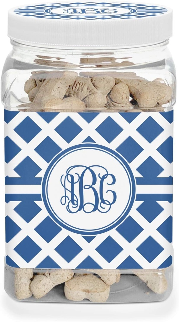 YouCustomizeIt Personalized Diamond Dog Treat Jar