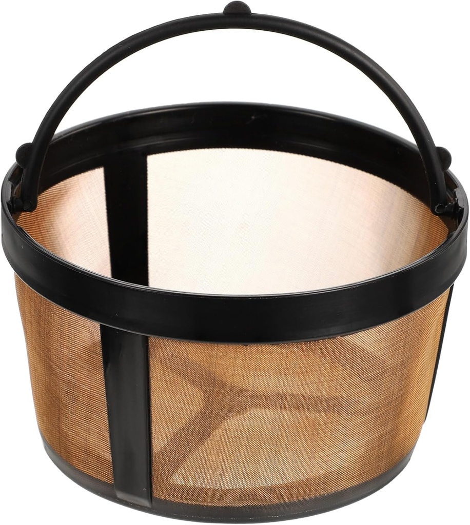 Reusable Stainless Steel Coffee Filter Basket Multi-function Coffee Filter Cup for Home Cafe Office Capacity Easy to Clean Black Mesh Design