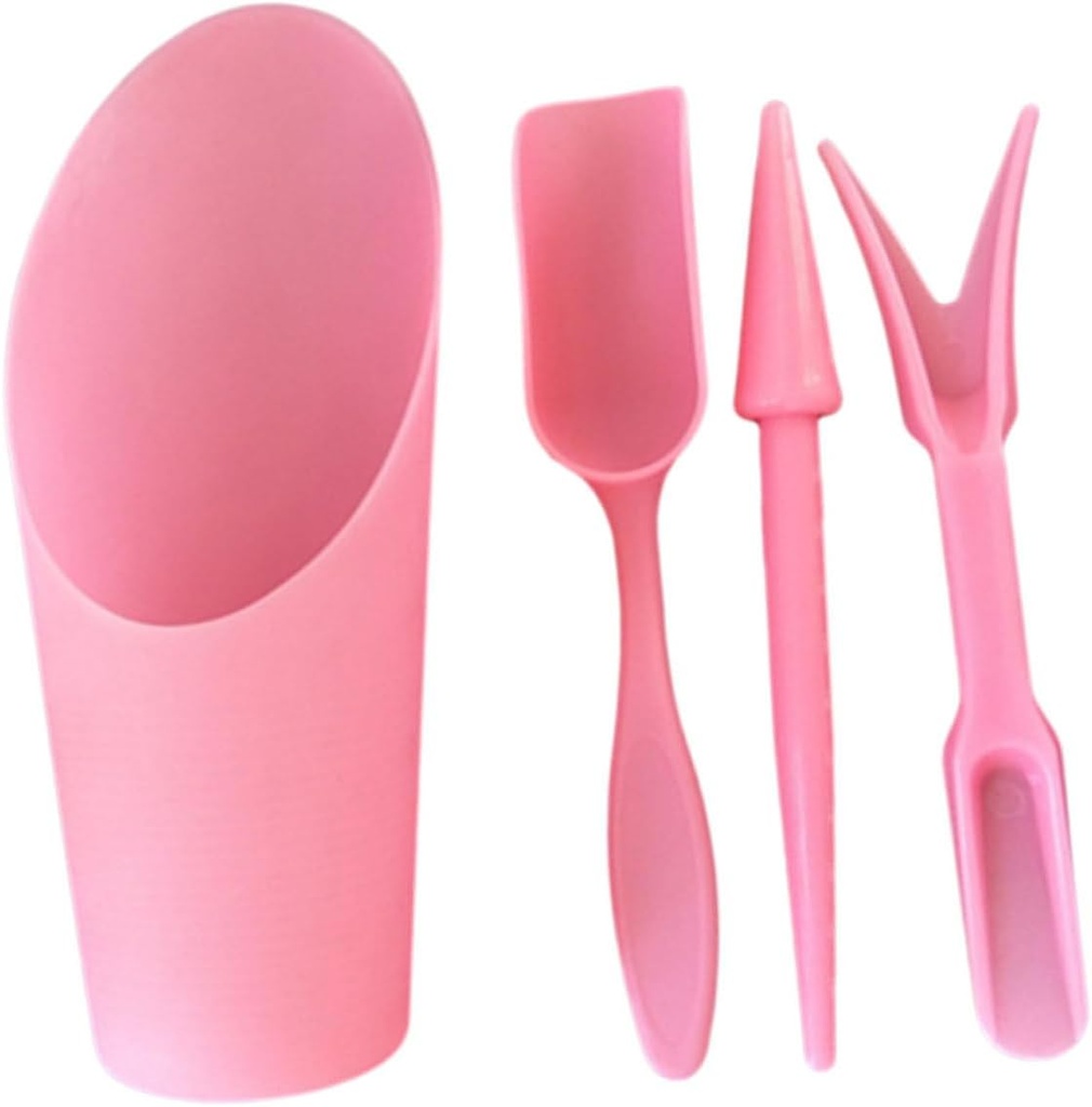 4-Piece Garden Transplanting Tools Set Ergonomic Mini Shovel Kit for Succulent Planting Sturdy Gardening Hand Tools for Digging and Transplanting