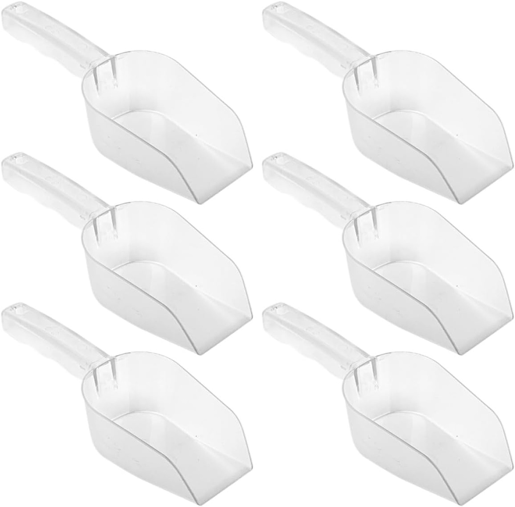 Ergonomic Handle Ice Shovel Large Capacity Ice Scoop Plastic Food Scoop Rice Shovel