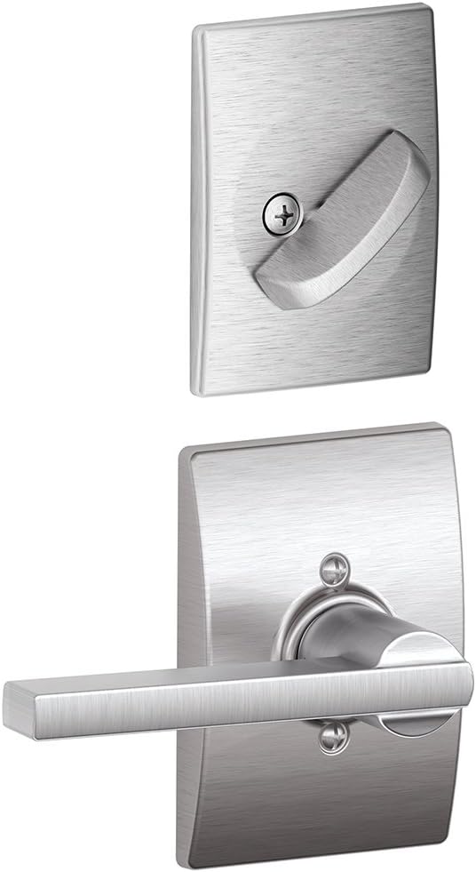 Schlage F59 LAT 626 CEN Century Collection Latitude Handleset Interior Lever, Satin Chrome (Interior Half Only)