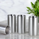 77323 Double walled Stainless Steel Drinking Glasses, 12-Ounce/1.5 Cup, Set of 4 - Quality Drinkware for Your Enjoyment (Same product as SKU 77317)