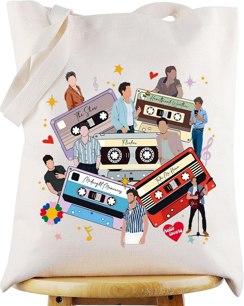 WZMPA Singer Album Show Tote Bag Singer Concert Gift The Show Reusable Grocery Bag Singer Merchandise