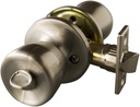 Design House 728204 Plaza 6-Way Universal Bed and Bath Knob, Satin Nickel