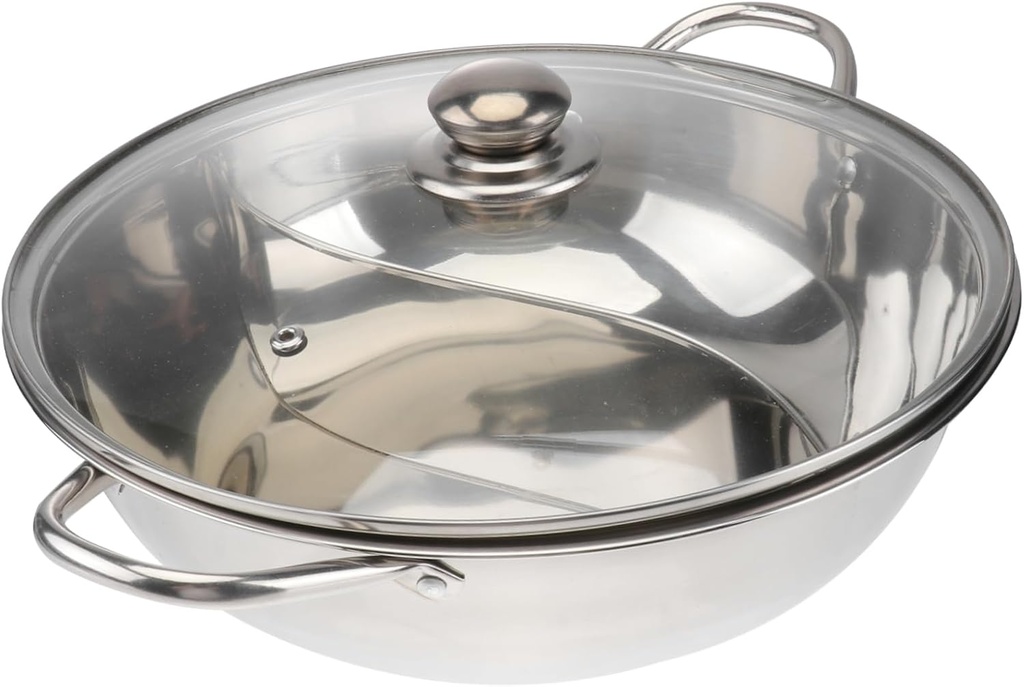 Induction Hot Plate Pot Nonstick Lids Stainless Steel Duck Pot for Gas Electric