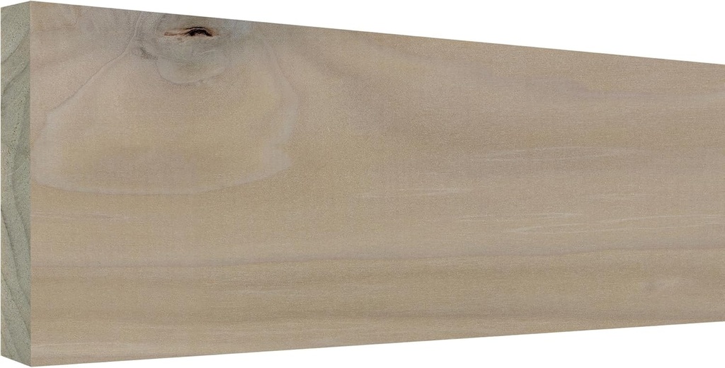 0.5 in. D x 1.5 in. W x 48 in. L Unfinished Natural Poplar Wood Board