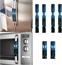 Blue Butterfly Refrigerator Handle Covers Set of 6 Protective Fridge Door Handle Cover Washable Kitchen Appliance Decor Handles Protector Gloves for Fridge Microwave Stove Oven Dishwasher