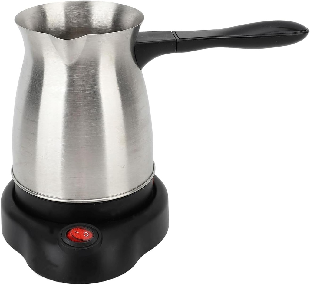 600ml Electric Turkish Coffee Pot, Stainless Steel Turkish Coffee Maker, Heating Tea Maker Kettle For Home Travel
