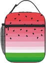 Cute Watermelon Funny Fruit Insulated Lunch Bag Reusable Cooler Lunch Box Portable Leakproof Thermal Container Tote Bags for Girls Boys School Travel